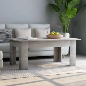 Concrete gray plywood coffee table 100x60x42 cm by vidaXL, Coffee table - Ref: Foro24-801183, Price: 59,99 €, Discount: %