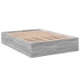 Estructura de cama madera de ingeniería gris Sonoma 120x190 cm de vidaXL, Camas y somieres - Ref: Foro24-3281047, Precio: 118...