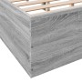 Estructura de cama madera de ingeniería gris Sonoma 120x190 cm de vidaXL, Camas y somieres - Ref: Foro24-3281047, Precio: 118...
