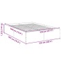 Estructura de cama madera de ingeniería gris Sonoma 120x190 cm de vidaXL, Camas y somieres - Ref: Foro24-3281047, Precio: 118...