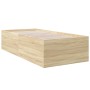 Estructura de cama madera de ingeniería roble Sonoma 90x200 cm de vidaXL, Camas y somieres - Ref: Foro24-3280967, Precio: 108...