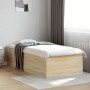 Estructura de cama madera de ingeniería roble Sonoma 90x200 cm de vidaXL, Camas y somieres - Ref: Foro24-3280967, Precio: 108...