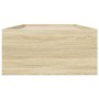 Estructura de cama madera de ingeniería roble Sonoma 90x200 cm de vidaXL, Camas y somieres - Ref: Foro24-3280967, Precio: 108...