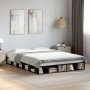 Estructura de cama madera de ingeniería negra 150x200 cm de vidaXL, Camas y somieres - Ref: Foro24-3280469, Precio: 156,80 €,...