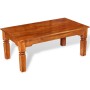 Mesa de centro de madera maciza 110x60x45 cm en Mesas de centro | Comprar online en Foru.es