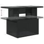Set de sofás de jardín 7 pzas con cojines ratán sintético negro de vidaXL, Conjuntos de jardín - Ref: Foro24-3267296, Precio:...