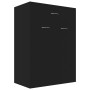 Mueble zapatero de madera contrachapada negro 60x35x84 cm de vidaXL, Zapateros y organizadores de calzado - Ref: Foro24-80107...