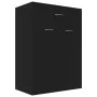 Mueble zapatero de madera contrachapada negro 60x35x84 cm de vidaXL, Zapateros y organizadores de calzado - Ref: Foro24-80107...