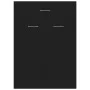 Mueble zapatero de madera contrachapada negro 60x35x84 cm de vidaXL, Zapateros y organizadores de calzado - Ref: Foro24-80107...