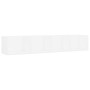 Estante de pared para CD contrachapada blanco 100x18x18 cm de vidaXL, Estantes y estanterías - Ref: Foro24-801319, Precio: 41...