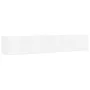 Estante de pared para CD contrachapada blanco 100x18x18 cm de vidaXL, Estantes y estanterías - Ref: Foro24-801319, Precio: 39...