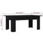 Mesa de centro madera contrachapada negro 100x60x42 cm de vidaXL, Mesas de centro - Ref: Foro24-801180, Precio: 50,13 €, Desc...