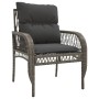 Set de sofás de jardín 4 pzas y cojines ratán sintético gris de vidaXL, Conjuntos de jardín - Ref: Foro24-368729, Precio: 297...