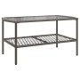 Set de sofás de jardín 4 pzas y cojines ratán sintético gris de vidaXL, Conjuntos de jardín - Ref: Foro24-368729, Precio: 297...