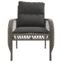 Set de sofás de jardín 4 pzas y cojines ratán sintético gris de vidaXL, Conjuntos de jardín - Ref: Foro24-368729, Precio: 297...