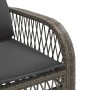 Set de sofás de jardín 4 pzas y cojines ratán sintético gris de vidaXL, Conjuntos de jardín - Ref: Foro24-368729, Precio: 297...