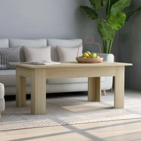 Mesa de centro madera contrachapada color roble 100x60x42 cm de vidaXL, Mesas de centro - Ref: Foro24-801182, Precio: 47,19 €...
