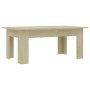Mesa de centro madera contrachapada color roble 100x60x42 cm de vidaXL, Mesas de centro - Ref: Foro24-801182, Precio: 47,94 €...