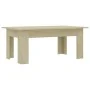 Mesa de centro madera contrachapada color roble 100x60x42 cm de vidaXL, Mesas de centro - Ref: Foro24-801182, Precio: 47,19 €...