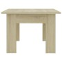 Mesa de centro madera contrachapada color roble 100x60x42 cm de vidaXL, Mesas de centro - Ref: Foro24-801182, Precio: 47,94 €...