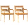 Juego de comedor para jardín 3 pzas madera maciza de teca de vidaXL, Conjuntos de jardín - Ref: Foro24-3155976, Precio: 382,5...