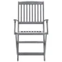Sillas de jardín plegables 6 uds cojines madera maciza acacia by vidaXL, Garden chairs - Ref: Foro24-3065428, Price: 291,49 €...