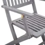 Sillas de jardín plegables 6 uds cojines madera maciza acacia by vidaXL, Garden chairs - Ref: Foro24-3065428, Price: 291,49 €...