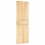 Puerta corredera con herrajes madera maciza de pino 70x210 cm de vidaXL, Puertas - Ref: Foro24-3203161, Precio: 171,02 €, Des...