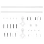 Puerta corredera con herrajes madera maciza de pino 70x210 cm de vidaXL, Puertas - Ref: Foro24-3203161, Precio: 171,02 €, Des...