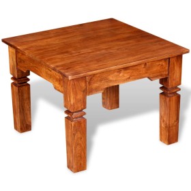 Mesa de centro de madera maciza 60x60x45 cm en Mesas de centro | Comprar online en Foru.es
