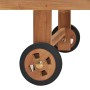 Tumbona de madera maciza de teca de vidaXL, Tumbonas - Ref: Foro24-48015, Precio: 253,04 €, Descuento: %