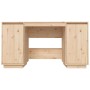 Escritorio de madera maciza de pino 140x50x75 cm de vidaXL, Escritorios - Ref: Foro24-814324, Precio: 134,39 €, Descuento: %