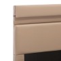 Cama canapé hidráulica LED cuero sintético capuchino 90x200 cm de vidaXL, Camas y somieres - Ref: Foro24-285558, Precio: 259,...