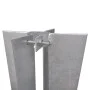 Clavijas de postes de valla 2 unidades acero de vidaXL, Postes de cerca - Ref: Foro24-140595, Precio: 18,71 €, Descuento: %