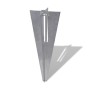 Clavijas de postes de valla 2 unidades acero de vidaXL, Postes de cerca - Ref: Foro24-140595, Precio: 19,00 €, Descuento: %