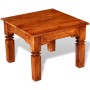 Mesa de centro de madera maciza 60x60x45 cm en Mesas de centro | Comprar online en Foru.es