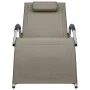 Loungers 2 units textilene gray taupe and gray by vidaXL, Loungers - Ref: Foro24-310519, Price: 133,37 €, Discount: %