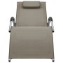 Tumbonas 2 unidades textilene gris taupe y gris de vidaXL, Tumbonas - Ref: Foro24-310519, Precio: 145,36 €, Descuento: %
