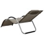 Tumbonas 2 unidades textilene gris taupe y gris de vidaXL, Tumbonas - Ref: Foro24-310519, Precio: 145,36 €, Descuento: %