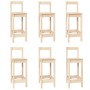 Set de bar 7 piezas madera maciza de pino de vidaXL, muebles para cocinas y comedores - Ref: Foro24-3124712, Precio: 340,42 €...