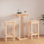 Set de bar 3 piezas madera maciza de pino de vidaXL, muebles para cocinas y comedores - Ref: Foro24-3124727, Precio: 151,24 €...