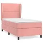 Box spring bed with pink velvet mattress 80x200 cm by vidaXL, Beds and slatted bases - Ref: Foro24-3129122, Price: 347,85 €, ...