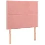 Box spring bed with pink velvet mattress 80x200 cm by vidaXL, Beds and slatted bases - Ref: Foro24-3129122, Price: 347,85 €, ...