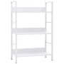 Estantería de 3 niveles madera ingeniería blanco 60x27,6x90,5cm de vidaXL, Librerías y estanterías - Ref: Foro24-288220, Prec...