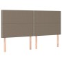 Cama box spring con colchón tela gris taupe 160x200 cm de vidaXL, Camas y somieres - Ref: Foro24-3131925, Precio: 598,44 €, D...
