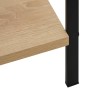 Estantería de 4 niveles madera ingeniería roble 60x27,6x124,5cm de vidaXL, Librerías y estanterías - Ref: Foro24-288223, Prec...