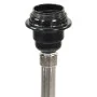 Lámpara de trípode madera maciza de teca marrón y blanco 141 cm de vidaXL, Lámparas - Ref: Foro24-288077, Precio: 98,24 €, De...