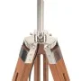 Lámpara de trípode madera maciza de teca marrón y blanco 141 cm de vidaXL, Lámparas - Ref: Foro24-288077, Precio: 98,24 €, De...