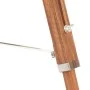 Lámpara de trípode madera maciza de teca marrón y blanco 141 cm de vidaXL, Lámparas - Ref: Foro24-288077, Precio: 98,24 €, De...