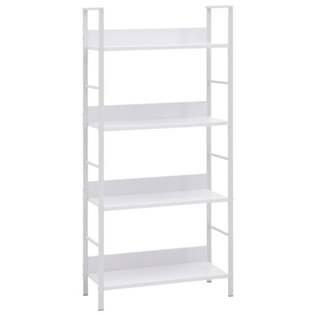 Estantería 4 niveles madera ingeniería blanco 60x27,6x124,5 cm de vidaXL, Librerías y estanterías - Ref: Foro24-288224, Preci...
